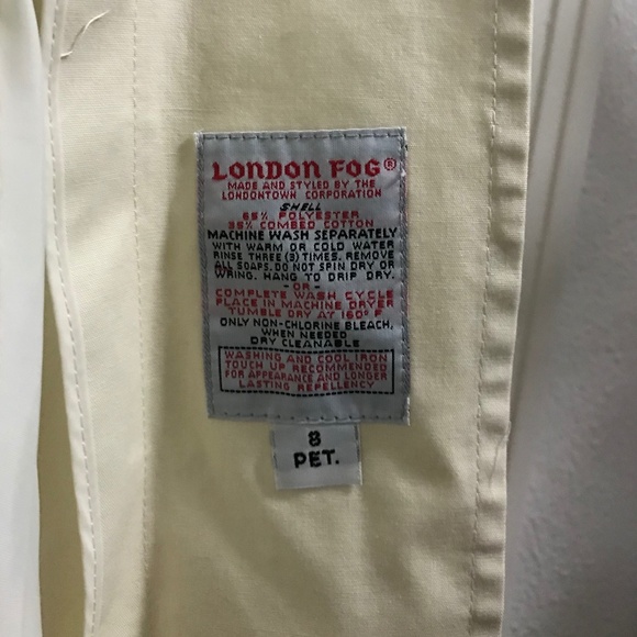 London Fog Trench Coat 8P - Picture 8 of 10